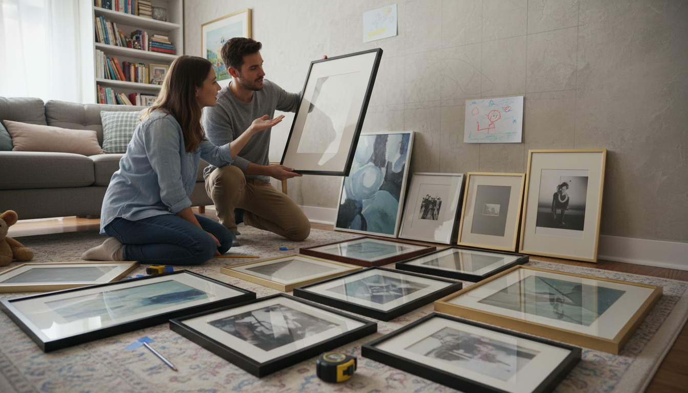How to Arrange Wall Art on a Large Wall (Easy Layout Tips)