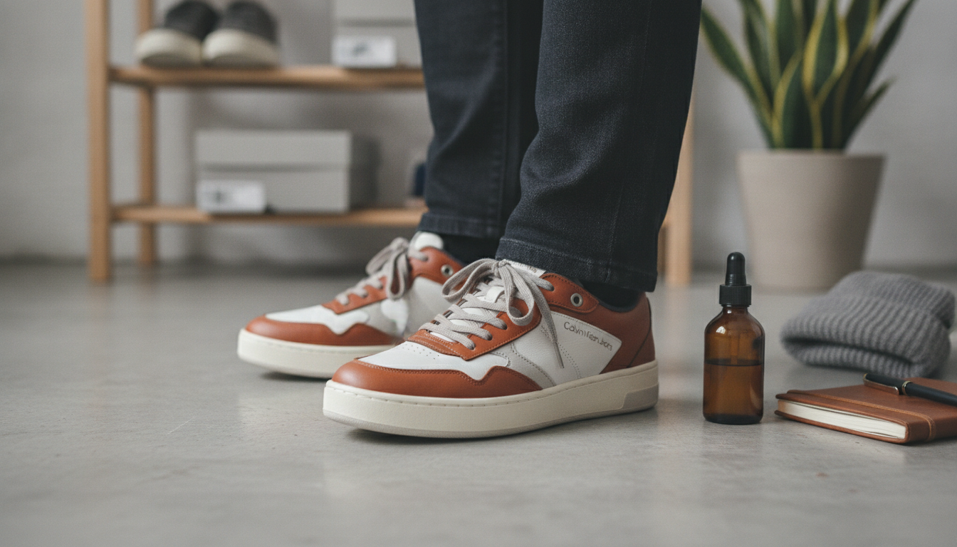 CK Jeans Men’s Brown Leather Sneakers: Fit, Style & Care