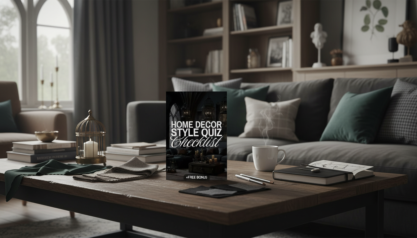 Home Decor Style Quiz + Cohesive Room Checklist (Printable)