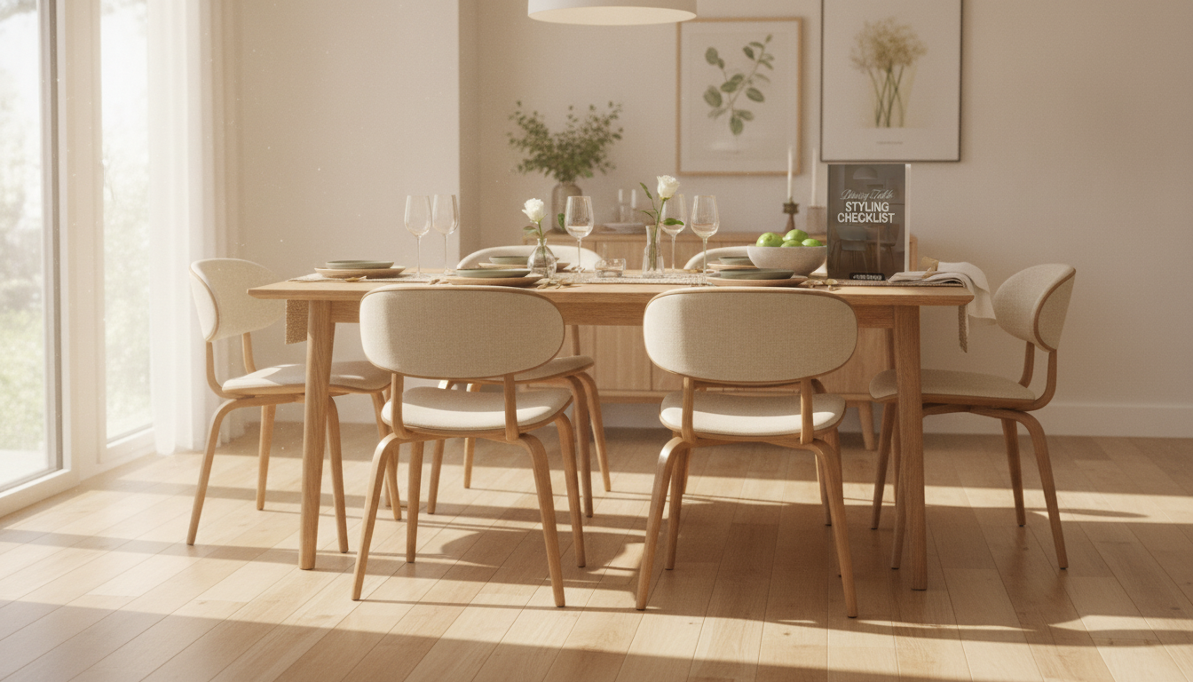 Printable Dining Table Styling Checklist for Elegant Hosting