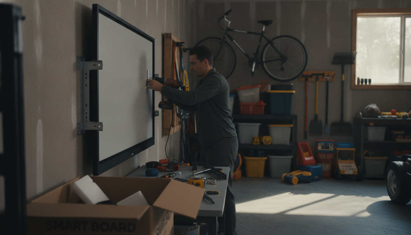 Mount a Smart Board on the Wall: Steps, Studs & Anchors