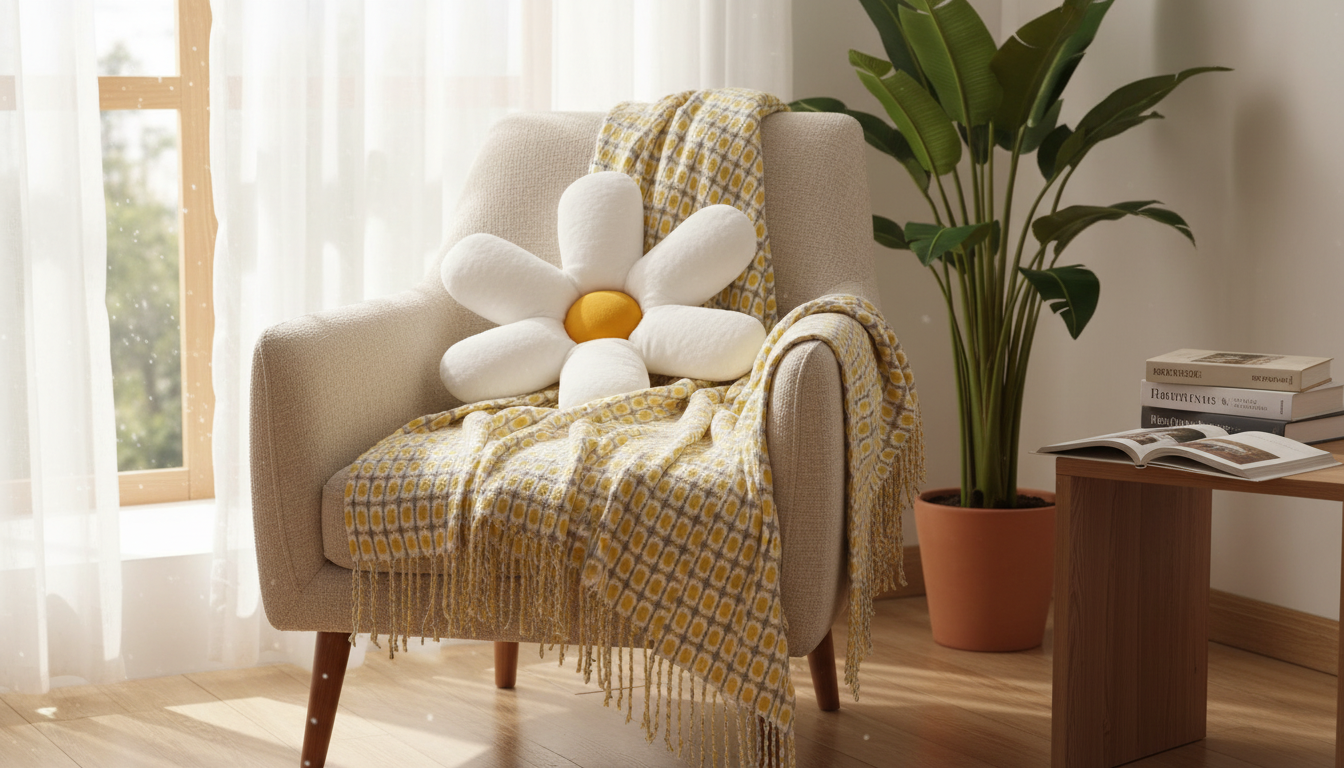 Houndstooth Knit Throw: Styling, Specs, and Care Tips
